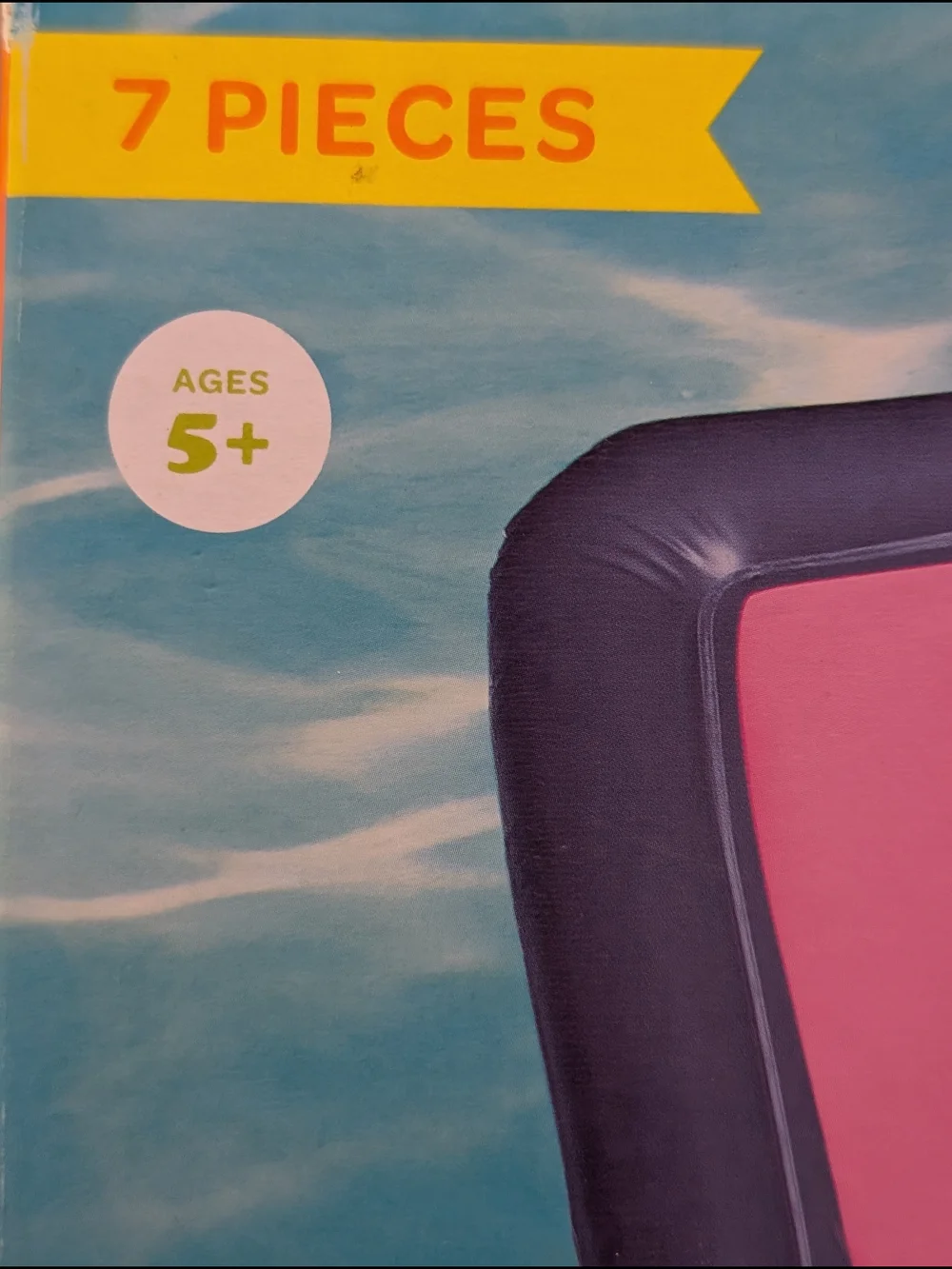 Sun Squad Inflatable Water Beanbag Toss Set - Pink & Purple